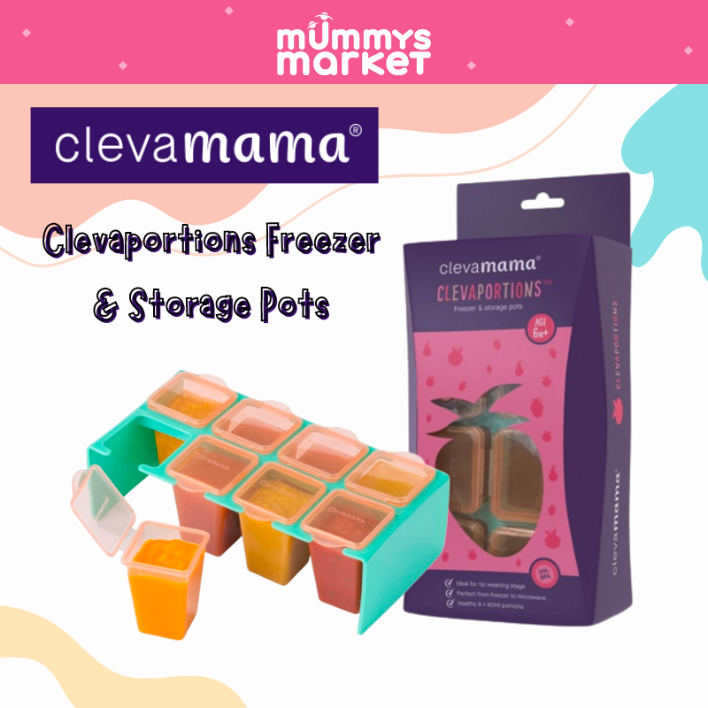 Clevamama ClevaPortions Freezer & Food Storage Pots